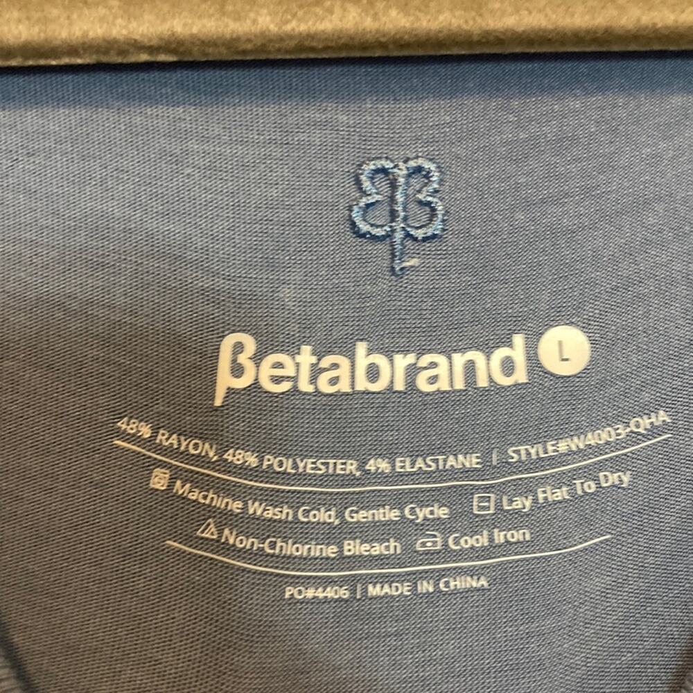 Betabrand Blue Knot Jersey Midi Dress Size L - Picture 8 of 8